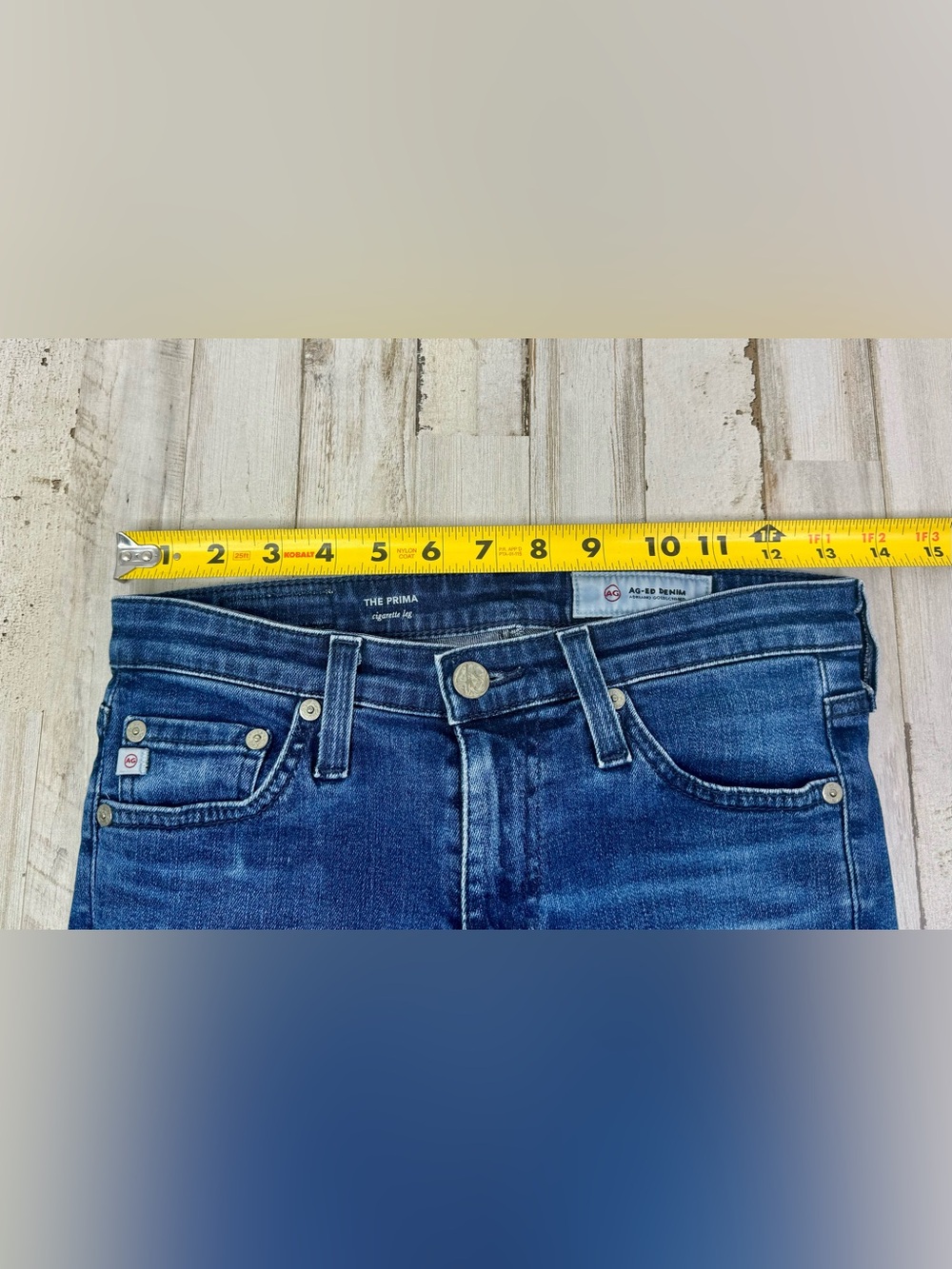 AG Adriano Goldschmied Jeans Womens 24R Blue The Prima Ankle Cigarette Ankle - Picture 7 of 12